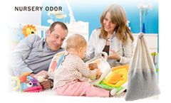 SMELLEZE Reusable Nursery Odor Removal Deodorizer Pouch: Rids Child Smell Without Scents in 200 Sq. Ft.