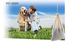 SMELLEZE Reusable Dog Smell Removal Deodorizer Pouch: Get Pet Stink Out Without Scents in 150 Sq. Ft.
