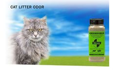 SMELLEZE Natural Cat Litter Smell Remover Deodorizer Additive: 2 lb. Granules Rid Stench