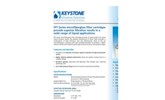 Keystone Filter - Model 08FP Series - Brochure