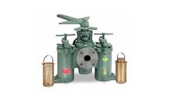 Kraissl - Model 72AF Series - Cast Iron Three Piece Twin Filter