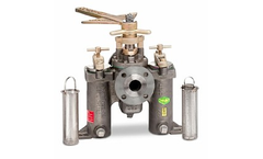 Kraissl - Model 72AFS Series - Cast Steel or Stainless Steel Three Piece Twin Filter