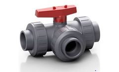 Effast - Model BT - PVC-U 3-Way Ball Valve