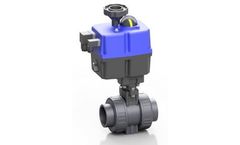 Effast - Model BK1 - PVC-U Electric Ball Valve