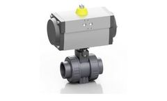 Effast - Model BK1 - PVC-U Pneumatic Ball Valve