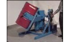 Tilt-To-Load Drum Tumblers Power Lift then Mix Contents of Sealed Drum Video