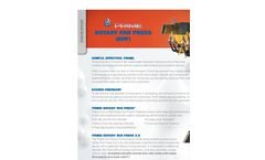 Prime Solution - Model 2.0 - Rotary Fan Press - Brochure