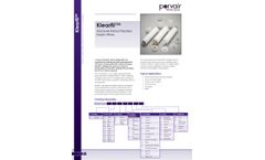 Porvair - Model Klearfil - Absolute Rated Pleated Depth Filters - Brochure