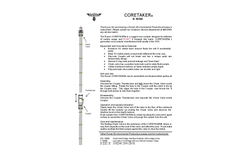 CORETAKER - Model B-10104 - Sludge Core Sampler Operator`s Manual