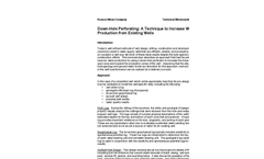 Down-Hole Perforating: A Technique to Increase Water Production from Existing Wells Brochure