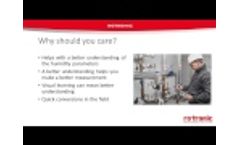 Rotronic Humidity Webinar - How to Read a Psychrometric Chart Video
