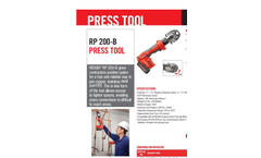 RIDGID - Model RP 200-B - Press Tool - Brochure