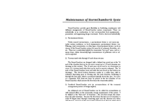 Maintenance of StormChamber & SedimenTrap Systems - Brochure