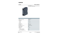 SITOP PSU6200 12 V/2 A Stabilized Power Supply System Datasheet