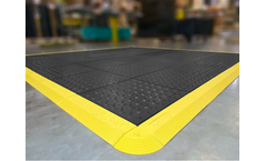 Wearwell - Model 24/Seven LockSafe - Rubber Interlocking Floor Tiles - NBR Diamond Plate