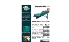 Bouldin - Model 16501 - Basic Fluffer Conveyor - Brochure
