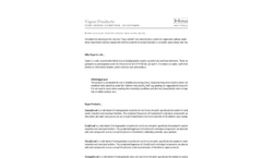 Vapor Products for Odor Control Systems - Brochure