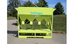 Gravity Fed 4 Chute - Automated Sandbag Filling System