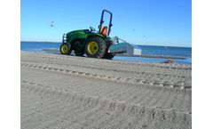 Barber Sand Man - Model TT - Smallest Tractor-Powered Beach Cleaning Unit