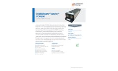Advanced-Energy - Model Evergreen Vento -FCM10K - 10,000 W Bulk Front End System - Brochure