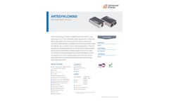 Advanced Energy - Model Artesyn - LCM300 Series - 310 to 350 W Front-End AC-DC Power Supplies System - Brochure