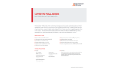 Ultravolt HVA Series Precision High Voltage Amplifier - Data Sheet