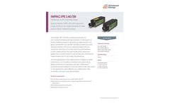  IMPAC IPE 140/39 Addendum to IPE 140 - Data Sheet
