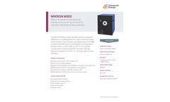 MIKRON M300 Medium Temperature Large Blackbody Calibration Source - Data Sheet