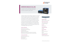 MIKRON M315X (X4, X6) Two-Piece Medium Temperature Blackbody Calibration Source - Data Sheet