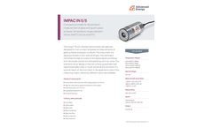 IMPAC IN 5/5 Compact Pyrometer for Temperature Measurement - Data Sheet