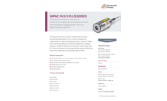 IMPAC IN 5/5 PLUS SERIES Compact Pyrometers for Temperature Measurement - Data Sheet