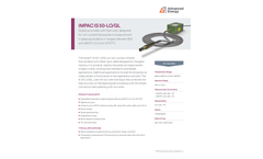 IMPAC IS 50-LO/GL Digital Pyrometer with Fiber Optic Designed for Non-Contact Temperature Measurement - Data Sheet