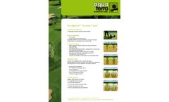 Aqua-Terra - Model Bio -Algihum- Terratop-Aktiv - Medium Granular Organic Fertiliser -Brochure