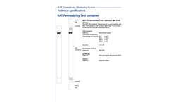 BAT Permeameter - Permeability Test Container - Brochure