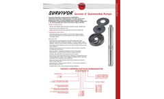 Lancaster - Model Survivor Series - 4 Inch Submersible Well Pumps - Brochure