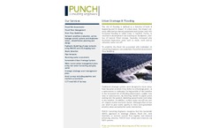 Urban Drainage & Flooding Brochure