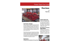 B-1541 - Power Plant Fire Pump System  Brochure