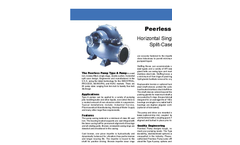 B-1300 - Horizontal Single Stage Split-Case Pumps Brochure