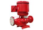 Peerless - Model PVF - Vertical Inline Single-Stage Fire Pumps for Fire Protection