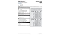 FCI - Model FS10i - Natural Gas Flow Meter - Brochure