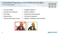 10 Essentials To Specifying Thermal Mass Flow Meters - Video
