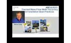 Thermal Mass Flow Meter Accuracy And Installation Best Practices - Video
