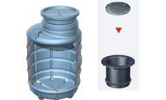 Heitker - Model PE, DN 1000 Cover Class A / B - Rinsing / Inspection Shaft