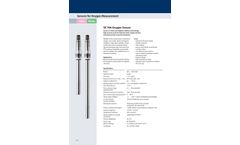 Knick - Model SE 706 - Oxygen Sensor - Brochure