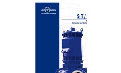 SST / STV. Sewage Pumps Horizontal and Vertical Installation Brochure