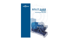 Single Stage Horizontal Split Case Pumps Brochure