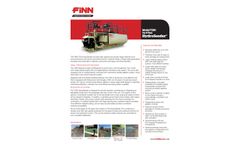 Finn - Model T330 - Tier IV Final - Centrifugal Slurry Pump Hydroseeder- Datasheet