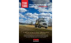 Finn - Model T330 & T400 - Centrifugal Slurry Pump Hydroseeder-  Technical Specifications -  Brochure