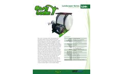 Finn - Model Easy Lawns L20i - Landscaper Series - Compact 200 Gallon Tank Hydroseeder System - Technical Specifications - Brochure