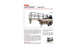 Finn - Model T120 - 1,000 Gallon Working Capacity Tank HydroSeeder - Datasheet